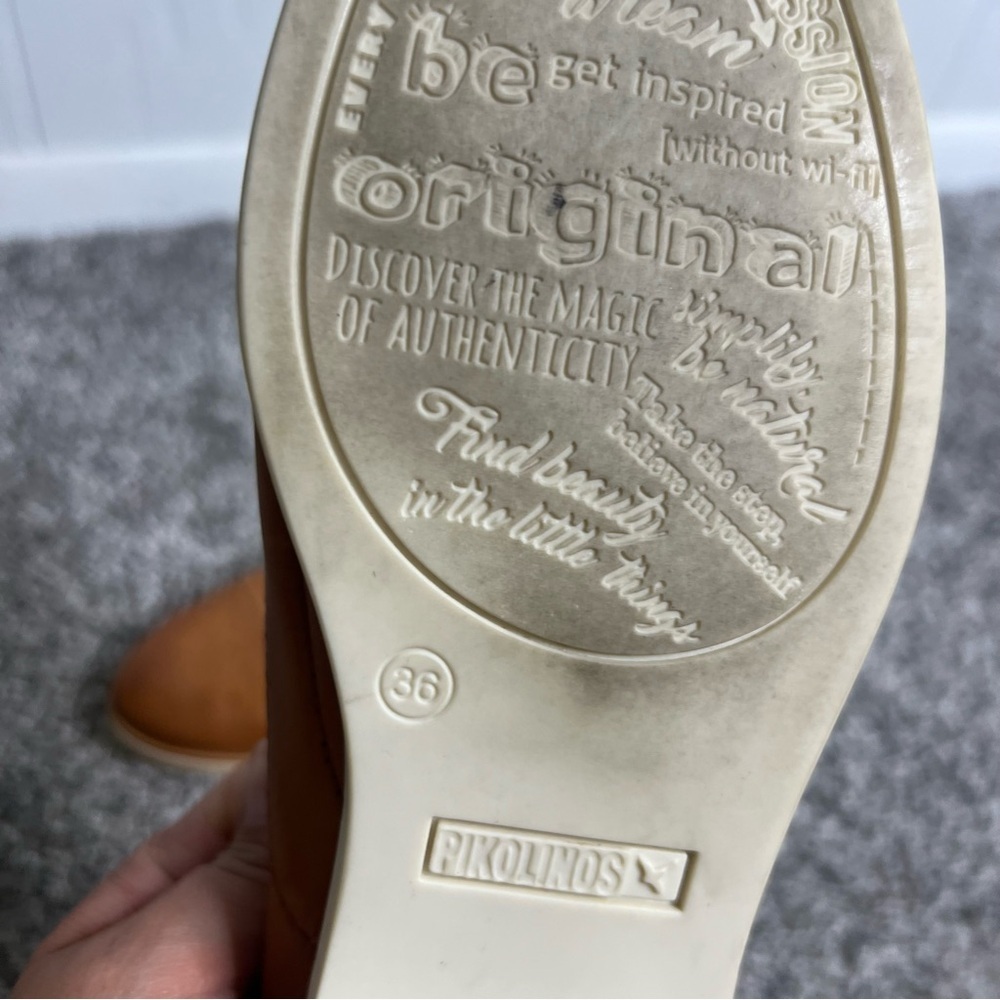Pikolinos Santorini Slip On Brandy 6 - Picture 5 of 8